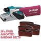 MAKITA 9404L 4in 110VOLT 1010W BELT SANDER & 25 ASSORTED BELTS FREE �169.95