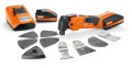 Fein AFMM18 18v Cordless Multimaster With 2 x 2.5Ah Batteries, Charger & Case £259.95 Fein Afmm18 18v Cordless Multimaster With 2 X 2.5ah Batteries, Charger & Case
(see Below For Video Reviews)
Features:
Efficient, High-performance motor/gearbox
Intelligent Charg