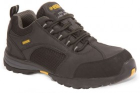 Apache AP318SM Black Leather Safety Trainer - Size 12
