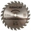DEWALT SAWCAT 184MM X 16MM X 24T SAWBLADE �3.05 Sawcat Ripping &  Crosscutting  tct Blade� Diameter 184mm� 24 Teeth� 16mm Bore