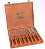 BAHCO 424PS8 Bevel Edge Chisel Set of 8: 6, 10, 12, 16, 18, 20, 25, 32 & 38mm Wooden Box £59.99 Bahco 424ps8 Bevel Edge Chisel Set (8) Wood Box
Features:
Joiners Choice Bevel Edge Chisel From Bahcothe 424p Has Been Carefully Engineered To Satisfy Most Professional Requirements, F