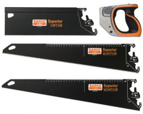 Bahco Ergo Handsaw System Handle Right Hand Large Grip + 3 BLADES 2 x 22 BLADES (1 COARSE + 1 MEDIUM + 1 TENNON BLADE)