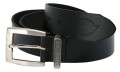 DICKIES LEATHER BELT LARGE - BLACK �11.29 Dickies Dicbe100l Leather Belt Largedetail:waxy Split Leathersix Hole Beltnickel Finish Steel Buckle Complete With Dickies Logocolour: Blacksizes: Medium, Large & Extra Large
