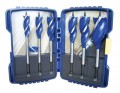 IRWIN 6X IR BLUE GROOVE DRILL BIT  6PCE SET �37.95 Irwin 6x Ir Blue Groove Drill Bit&nbsp; 6pce Set
&nbsp;
Features:


Full Screw Tip - For Ease Of Use And Pull Through 

6 X Faster Than Standard Flat Bits

Cutting Spurs - For Clean Holes Wit
