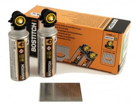 Bostitch 50mm Galvanised 18 Gauge Brad Nails & Fuel (2000)