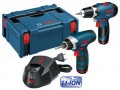 BOSCH GSR10.8V-Li-2 10.8V DRILL/DRIVER & GDR10.8 V-LI IMPACT DRIVER KIT 2 BATTS & SYSTAINER CASE �169.95