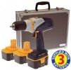 Ryobi CMD-14423P Drill Driver 14.4 Volt Supplied With 3 Batteries & Aly Case �77.87 Ryobi Cmd-1442/3p Drill Driver 14.4 Volt
&nbsp;
Features:


13mm Keyless Chuck

2 Gears

24 Torque Settings

Power Grip Insert For Improved Grip And Reduced Vibration

Variable Speed &amp