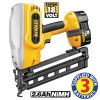 DEWALT DC618KBV 18VOLT CORDLESS NAIL GUN KIT WITH 3 x 2.6AMP Ni-MH BATTERIES & 30MIN CHARGER �479.94 Dewalt Dc618kb 18volt Cordless Nail Gun Kit With 3 X 2.6amp Ni-mh Batteries
&nbsp;
Now With 3 X 2.6amp Ni-mh Batteries & 30 Minute Charger!
&nbsp;&nbsp;
Dc618kb Features

&nbsp;the Tool Work