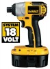 DEWALT DC825KB 18VOLT CORDLESS IMPACT DRIVER WITH 2 x 2.6AMP Ni-MH BATTERIES �199.00