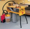 TRITON DCA250 WORKCENTRE DUST BAG £51.95 Easy-fit Dust Bag With Detachable Pouch. Combined With A Vacuum Connection To The Overhead Guard, This Dust Bag Collects Almost 100% Of The Dust Created In Tablesaw Mode. Compatible With Mk3 And Serie