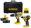 DEWALT DCX420B2 18VOLT TWIN PACK DCD925 & DC827 + 2 x 2.6AMP Ni-MH BATTERIES �249.95 Dewalt Dcx420b2 18volt Twin Pack Dcd925 & Dc827 + 2 X 2.6amp Ni-mh Batteries
&nbsp;
Contents:


Dcd925 18v Combi Drill/driver

Dc827 18v impact driver

40 Min Charger

2 X 2
