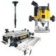 DEWALT DW621K 110VOLT 1100W VARIABLE SPEED ROUTER & DE6212 DOVETAIL JIG & FINE HEIGHT ADJUSTER �299.95