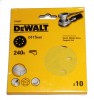 DEWALT DT3537 115MM DIA SANDING DISC 240G PACK OF 10 �5.49 