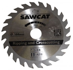 DEWALT SAWCAT 184MM X 30MM X 24T SAW BLADE