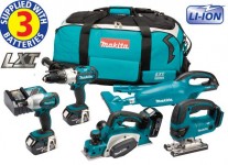 MAKITA DK18010 18V LXT 5 PIECE KIT WITH 3 x 3.0Ah LITHIUM-iON BATTERIES �735.00