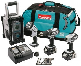 MAKITA DK1831 18VOLT 4PC COMBI KIT WITH 2 x 3AMP LITHIUM BATTERIES
