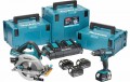 Makita DLX2140PMJ 18V LXT DHS710 & DHP482 (4x18v 4.0Ah) Twin Port Charger & 3 x MakPac Cases £499.00 Makita Dlx2140pmj 18v Lxt Dhs710 & Dhp482 (4x18v 4.0ah) Twin Port Charger & 3 X Makpac Cases
Models In Kit:
821550-0 - Makpac Connector Case (type 2)
821551-8 - Makpac Connect