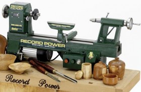 RECORD POWER DML305-VS VARIABLE SPEED CAST IRON MIDI LATHE
