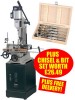 DRAPER 1\" 750W 240V BENCH MORTICER AND STAND PLUS CHISEL & BIT SET �399.95 Draper 1\" 750w 230v Bench Morticer And Stand Plus Chisel & Bit Set
&nbsp;

Supplied With Base Stand
&nbsp;
Plus 5 Piece 1/4\", 5/16\", 3/8\", 1/2\" & 5/8\" Chisel & Bit Set In A Wooden Box