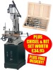 DRAPER 1 750W 230V BENCH MORTICER AND STAND PLUS 5PC CHISEL SET FREE\" �449.95 Draper 1\" 750w 230v Bench Morticer And Stand
&nbsp;
Supplied With Base Stand
&nbsp;
Plus 5 Piece 1/4\", 5/16\", 3/8\", 1/2\" & 5/8\" Chisel & Bit Set In A Wooden Box Worth �34.95
&nbsp;
Plus 