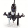 DREMEL PLUNGE ROUTER ATTACHMENT �28.95 
&nbsp;




&nbsp;
Features & Benefits

Converts Your Dremel Tool Into A Plunge Router To Rout Circles, Signs And Inlay Work, Decorative Edges And To Rout Parallel To An Edge. 
Plunge-lo