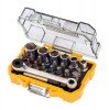 DEWALT DT71516 24pc RATCHET SCREWDRIVER SET WITH CASE £18.99 Dewalt Dt71516 24pc Ratchet Screwdriver Set With Case
24 Piece High Performance Socket And Screwdriving Set
Dt71516-qz
Sockets (mm): 6, 7, 8, 10, 11, 13. Wrench. Bit Tip Holder.