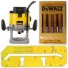 DEWALT DW625EK 110V 1/2INCH 2,000WATT ROUTER + JIG + 5 PCE CUTTER PACK �309.00 Dewalt Dw625ek 110v 1/2inch 2,000watt Router + Jig + 5 Pce Cutter Pack
&nbsp;
**********kitchen Fitters Pack************
&nbsp;
Supplied With Dewalt Work Top Jig & 5 Piece Dewalt Cutter Set Wo