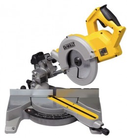 DeWalt DW777 110 Volt 1800W Sliding Mitre Saw 216mm
