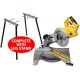 DeWalt DW777 230 Volt 1800W Sliding Mitre Saw 216mm + DE3493XJ Leg Stand WAS �329.95 �293.57