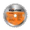 EVOLUTION 230MM TCT MULTIPURPOSE BLADE �26.95 Evolution 230mm Tct Multipurpose Blade
&nbsp;
Replacement Blade Fits: Rage3-s Multipurpose Sliding Mitre Saw & Rage3-s300 Multipurpose Sliding Mitre Saw.
&nbsp;
Advanced Tct Technology Enables