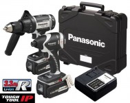 PANASONIC EYC159LR31 18V COMBI DRILL & 18V IMPACT DRIVER TWINPACK WITH 2 x 3.3AMP LI-iON BATTERIES, CHARGER & CASE  �379.00