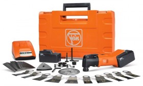 FEIN AFSC 18 18VOLT CORDLESS SUPERCUT WITH 2 x LITHIUM-iON BATTERIES, CHARGER & CASE + CARPENTRY PACKAGE 