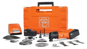 FEIN AFSC 18 18VOLT CORDLESS SUPERCUT WITH 2 x LITHIUM-iON BATTERIES, CHARGER & CASE + GLAZING PACKAGE 