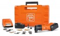 FEIN AFSC 18 18VOLT CORDLESS SUPERCUT WITH 2 x LITHIUM-iON BATTERIES, CHARGER & CASE + TILING PACKAGE  �599.00 Fein Afsc 18 18volt Cordless Supercut With&nbsp;tiling Package 
&nbsp;
Battery-powered Oscillator
&nbsp;
The Powerful System For Interior Fitting And Renovation With Special Accessories For Perfec