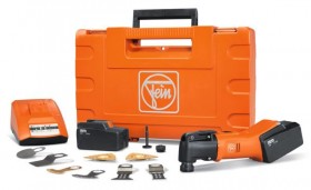 FEIN AFSC 18 18VOLT CORDLESS SUPERCUT WITH 2 x LITHIUM-iON BATTERIES, CHARGER & CASE + TILING PACKAGE 