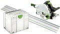FESTOOL 561515 TS55EBQ-PLUS-FS 240V 160MM PLUNGE SAW WITH 1 x 1.4M GUIDE RAIL & T-LOC CASE �474.00