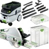 FESTOOL 561514 TS75EBQ-PLUS-FS 240V 210MM PLUNGE SAW + T-LOC CASE + 1.4 GUIDERAIL & CTL26E EXTRACTOR & FREE CLEANING KIT �1,028.40 
Festool&nbsp;561514 Ts75ebq-plus-fs 240v 210mm Plunge Saw With 1.4m Guide Rail & T-loc Systainer Case 
&nbsp;
Large Saw With Depth. 


Fastfix: Quick And Easy Saw Blade Changing And Adaptat
