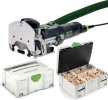 FESTOOL 574327 240V DF500Q-PLUS DOMINO JOINTING MACHINE + SYSTAINER T-LOC CASE +  DOMINO ASSORTMENT IN T-LOC CASE �729.00