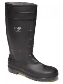 DICKIES FW13105 SUPER SAFETY WELLINGTON BOOTS - BLACK 9