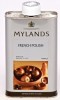 MYLANDS FRENCH POLISH 500ML �9.99 Mylands French Polish 500ml
&nbsp;
﻿rich Medium Brown In Colour, Commonly Used On Walnut, Oak And Mahogany. French Polish Is Used To Produce A Warm Dark Transparent Film. The Appearance Is Un