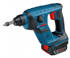 BOSCH GBH144VLiCP 14.4V COMPACT SDS+ HAMMER WITH 2 x 1.5AMP LITHIUM BATTERIES, CHARGER & L-BOXX