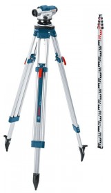 BOSCH GOL26DSET Optical Level, Degrees, 26 x Magnification + Levelling Rod + Tripod