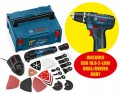 BOSCH GOP10.8V-Li 10.8V CORDLESS MULTI TOOL SUPPLIED WITH 36 ACCESSORIES & GSR10.8-2-Li BODY IN A L-BOXX �214.95 Bosch Gop10.8v-li 10.8v Cordless Multi Tool Supplied With 36 Accessories & Gsr10.8-2-li Body In A L-boxx
&nbsp;
********promotion********
&nbsp;
Supplied With & 36 Accessories & Gsr10.