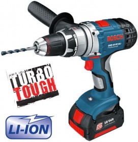 BOSCH GSB18VE2Li 18V TURBO TOUGH COMBI HAMMER WITH 2 x 2.6AMP LI-ION BATTERIES �249.95