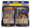 Irwin 4X and 6X Blue Groove Mixed Bit Sets - 8 Piece Set �24.99 6x Blue Groove Wood Bits - 3 Pieces.
Full Screw Tip - For Ease Of Use And Pull Through. Cutting Spurs - For Clean Holes With Minimal break Out. tri-flute Design - For Faster Chip Ejection. Tapere