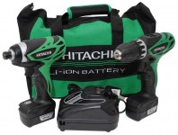 HITACHI KC10DFL 12V PEAK (10.8v) 1.5AMP LITHIUM-ION MICRO DRILL/DRIVER & IMPACT DRIVER COMBO KIT �99.95