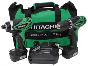 HITACHI KC10DFL 12V PEAK (10.8v) 1.5AMP LITHIUM-ION MICRO DRILL/DRIVER & IMPACT DRIVER COMBO KIT