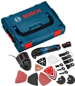BOSCH GOP10.8V-Li 10.8VOLT CORDLESS MULTI TOOL SUPPLIED WITH SORTIMO L-BOXX CASE & 36 ACCESSORIES