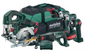 Metabo LTX6 Power Extreme 18 Volt Cordless Kit  6 Piece Kit with 3 x 3AMP li-Power Plus Batteries