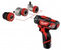 Milwaukee M12 4-In-1 Drill Driver Kit (2 X 2.0ah Li-ion batteries, charger, 10mm chuck & extra heads) £174.95 Milwaukee M12 4-in-1 Drill Driver Kit (2 X 2.0ah Li-ion Batteries, Charger, 10mm Chuck & Extra Heads)
Milwaukee® High Performance Sub Compact 4-in-1 Drill Driver System For